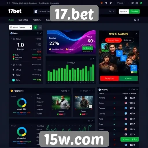 Avaliação da interface do usuário no site 17.bet